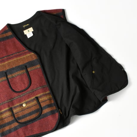 USED 90’S "NORTHWEST" NATIVE BORDER WOOL VEST