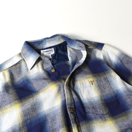 USED 80’S "LUMBER JACK" OMBRE FLANNEL SHIRT
