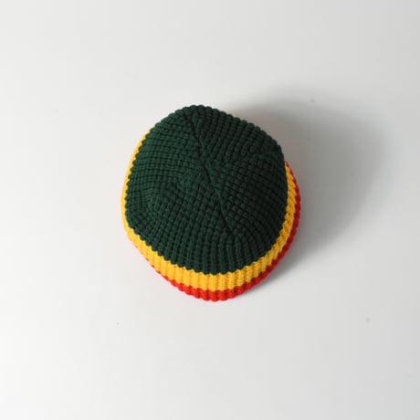 NOS RASTA WAFFLE KNIT SINGLE BEANIE