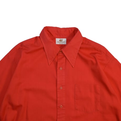 USED 70'S "417 VAN HEUSEN"  S/S SHIRT