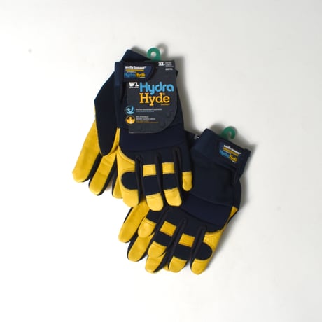 "WELLS LAMONT / HYDRO HYDE" WATER-RESISTANT LEATHER GLOVES