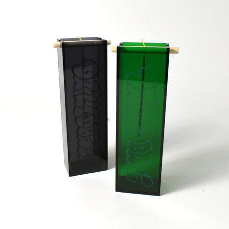 DDQS "BUBBLE LETTER" ACRYLIC INCENSE BURNER