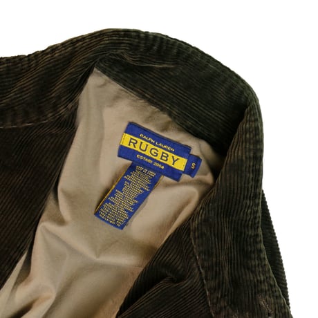 USED "RALPH LAUREN RUGBY" CODUROY JACKET
