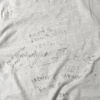 USED 90'S "MC CUE'S ST. FRANCIS" HAND-WRITTEN MESSAGE T-shirt