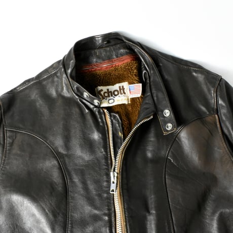 VINTAGE 70-80'S "SHOTT / SPORTS WEAR" LEATHER JACKET
