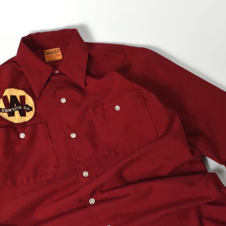 USED 70-80'S "PEERLESS" WORK SHIRT