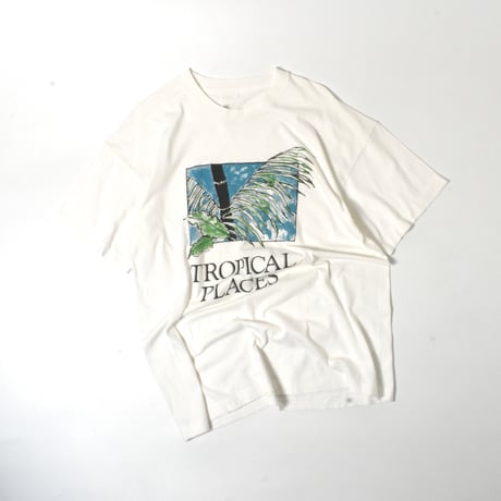 USED "TROPICAL PLACE” T-shirt