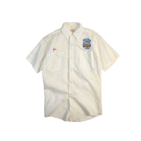 USED 80-90'S "CADILLAC SERVICE" S/S WORK SHIRT