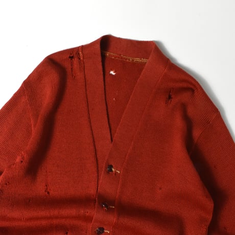 VINTAGE UNKNOWN WORN-OUT CARDIGAN