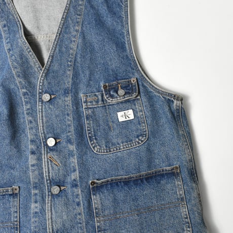 USED 90'S "CALVIN KLAIN JEANS" DENIM VEST