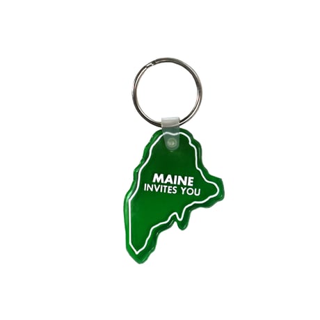 "MAINE INVITES YOU" KEY HOLDER