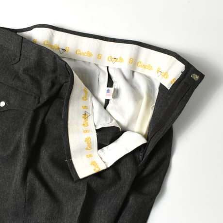 USED 70'S "CIRCLE S" STRAIGHT SLACKS