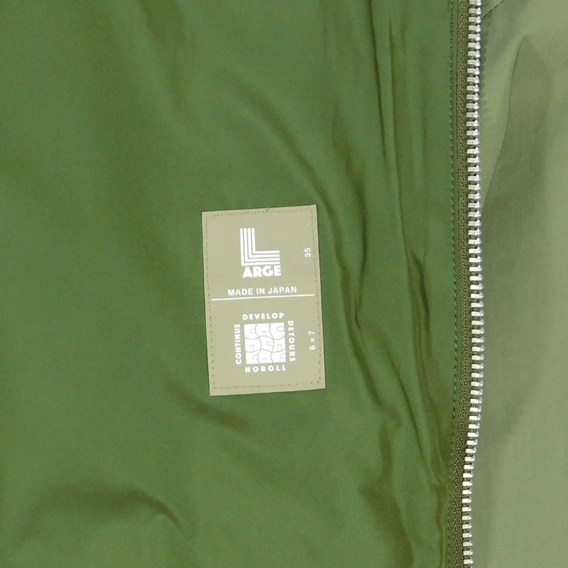 NOROLL ROUTINE JACKET Olive Mサイズ ノーロール NOROLL 