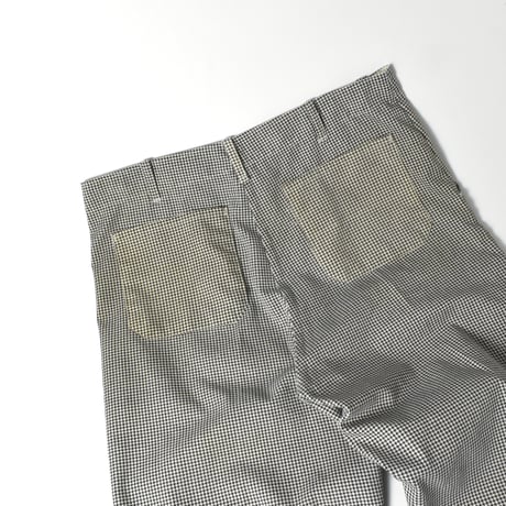 USED "BEST" HOUDSTOOTH PATTERN WORK PANTS