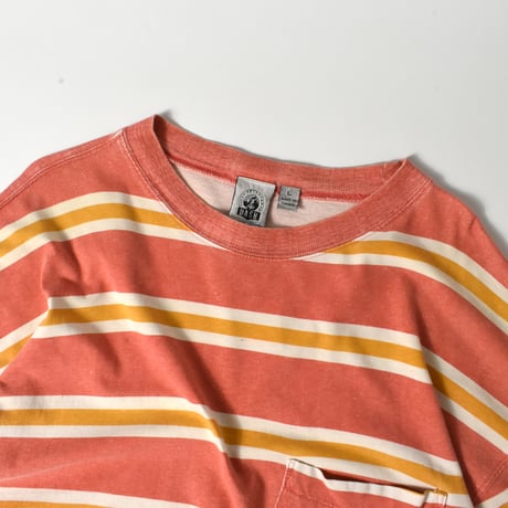USED "LIFE ADVENTURES DASH" BOADER POCKET T-shirt