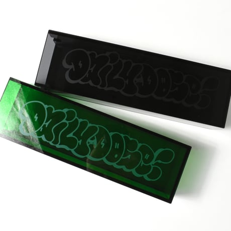 DDQS "BUBBLE LETTER" ACRYLIC INCENSE BURNER
