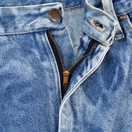 USED 70'S "RUSTLER" BLEACHED DENIM