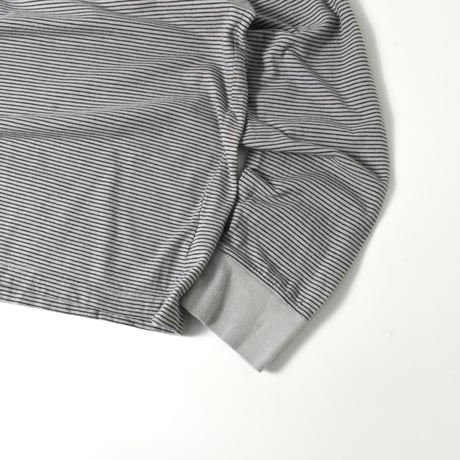 USED "GAP" HENRRY NECK BOADER L/S T-shirt