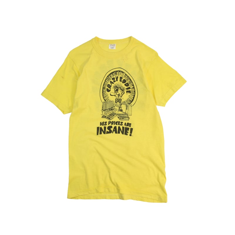 トップス 70s vintage crazy Eddie tshirt Crazy Eddie Shirt for sale | eBay