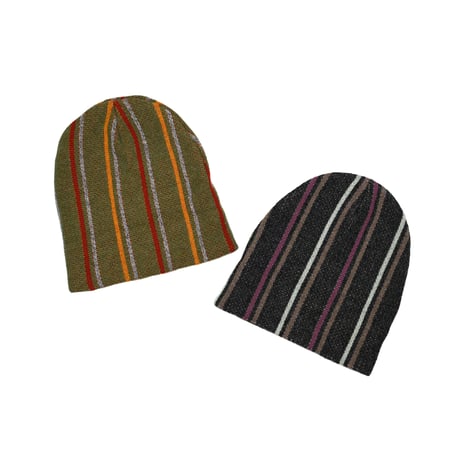 NOROLL "WASHBLE STRIPE BEANIE"