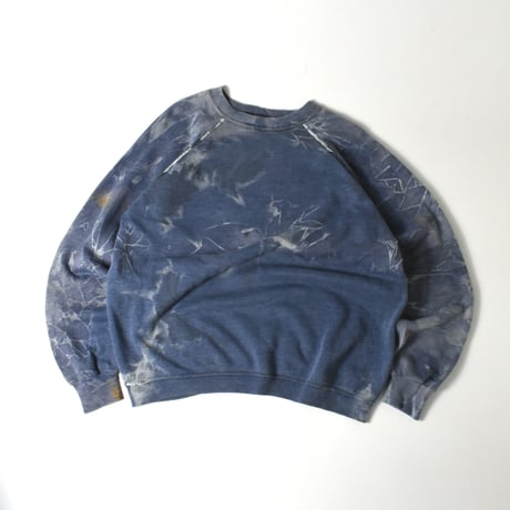 USED 80'S "SPORTSWEAR" OVER DYED CREWNECK SWEAT