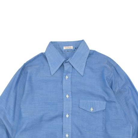 USED 70'S UNKNOWN CHAMBRAY SHIRT
