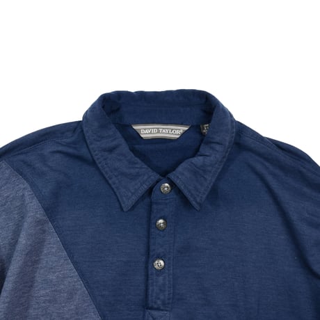 USED "DAVID TAYLOR" SWEAT POLO SHIRT