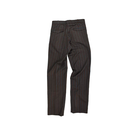 NOS "PASSPORT" PLAID 2-TUCK SLACKS