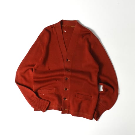 VINTAGE UNKNOWN WORN-OUT CARDIGAN