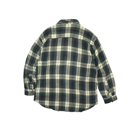 USED "RHINOCEROS" WAFFLE PLAID SHIRT