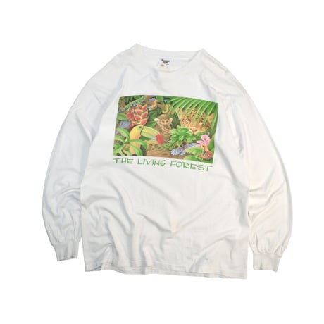USED 90’S "THE LIVING FOREST" L/S T-shirt