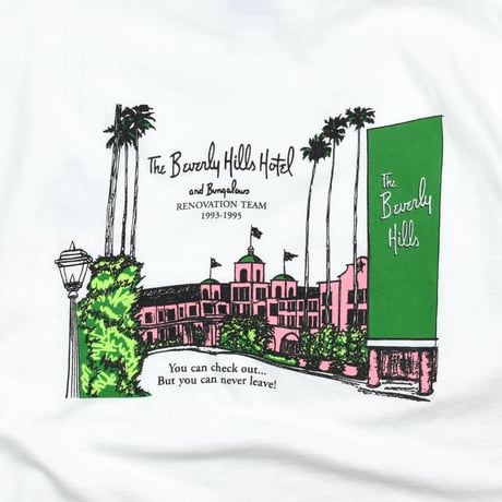 USED 90'S"THE BEVERLY HILLS HOTEL" T-shirt