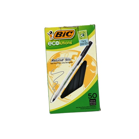 "BIC ECOLUTION" ROUND STIC BALL PEN
