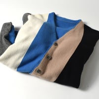 USED UNKNOWN STRIPE CARDIGAN