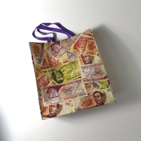 MEXICAN PESO BILLS SOUVENIR BAG