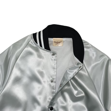 USED 90'S "AUBURN SPORTSWEAR / NO EXIT" NYLON VARSITY JACKET