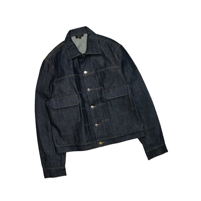A.P.C. ダークデニム ボタン付きジャケット A.P.C - 【新品タグ付き】 APC デニムジャケット サイズM 定価
