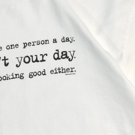 USED "NOW AND ZEN" T-shirt