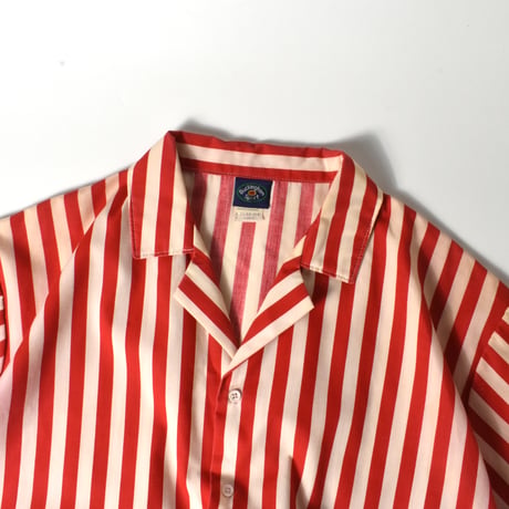 USED 80'S "BUCKINGHAM SPORT" STRIPE SHIRT