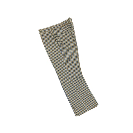 VINTAGE "SATURDAYS" PLAID TRUSER