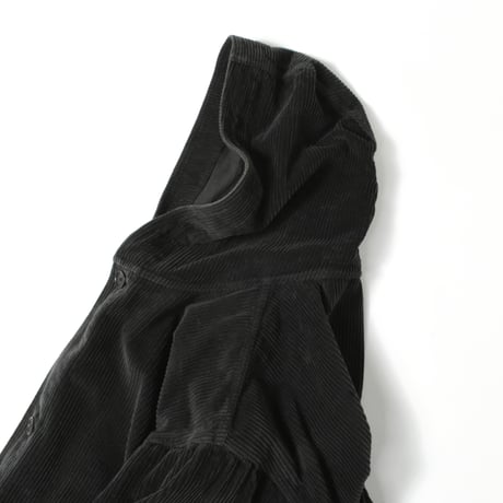USED "S.K. MANOR HILL" CORDUROY HOODED COAT