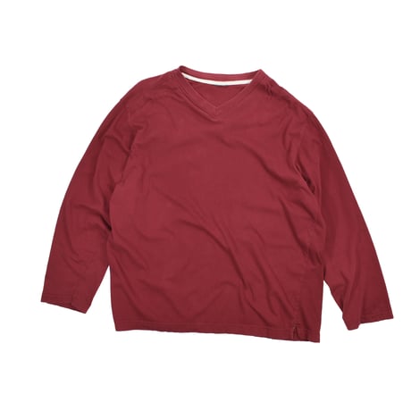 USED UNKNOWN V-NECK L/S T-shirt