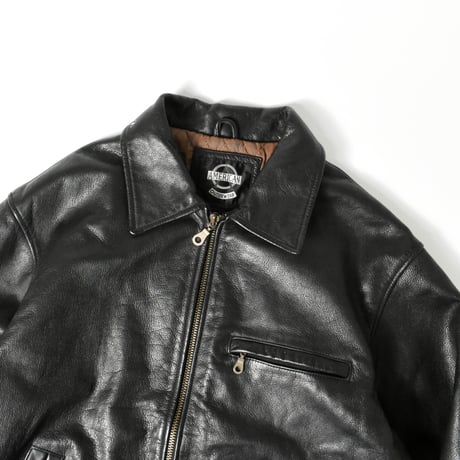 USED "AMERICAN OUTWEAR" COW LEATHER JACKET