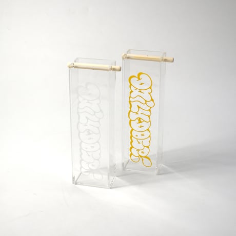 DDQS "BUBBLE LETTER" ACRYLIC INCENSE BURNER