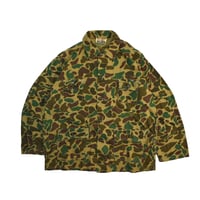 USED 70'S "CAMOUFLAGE SUIT" DUCK CAMO SHIRT