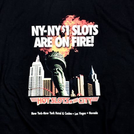 USED 90'S "NEW YORK NEW YORK HOTEL&CASINO" T-shirt