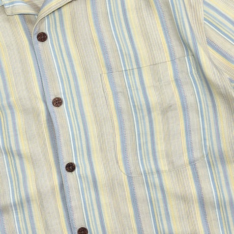 USED "JOSEPH & FEISS " SILK OPEN COLLAR SHIRT