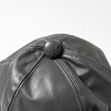 USED "GENUINE LEATHER" COW LEATHER CAP