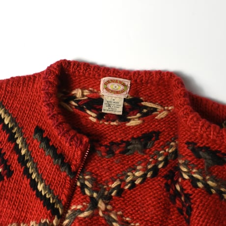 VINTAGE 80’S "BANANA REPUBLIC" ZIP UP KNIT VEST
