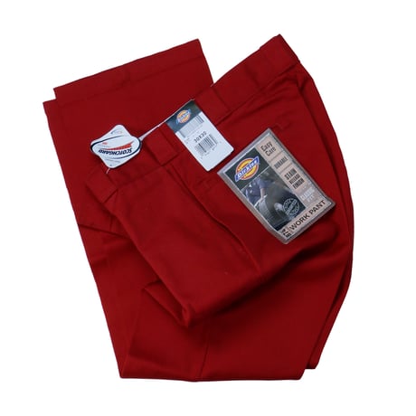 DICKIES 874 FLAT FRONT PANT  / RED